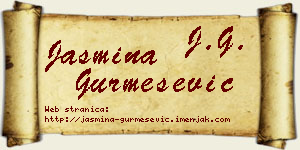 Jasmina Gurmešević vizit kartica